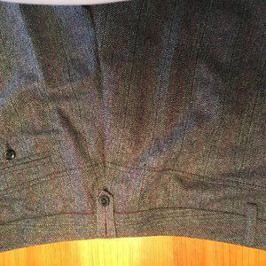 Olsen Europe grey/red wide leg dress pants